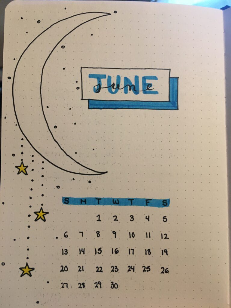 How to Organize Your Month for Bullet Journaling - The Hobby Scheme