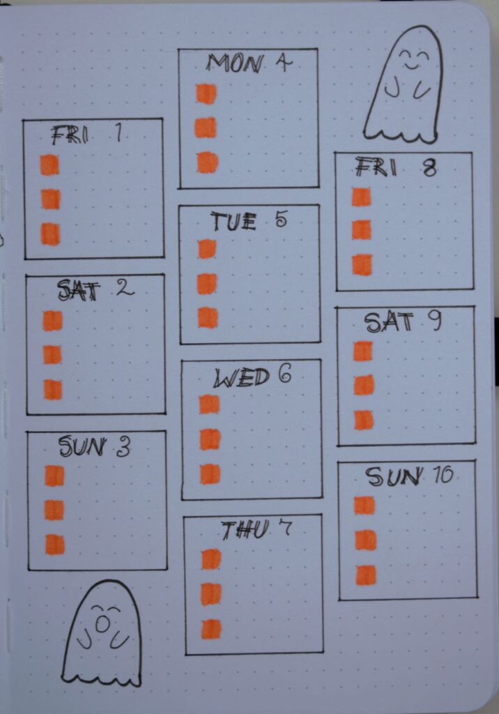 weekly spread