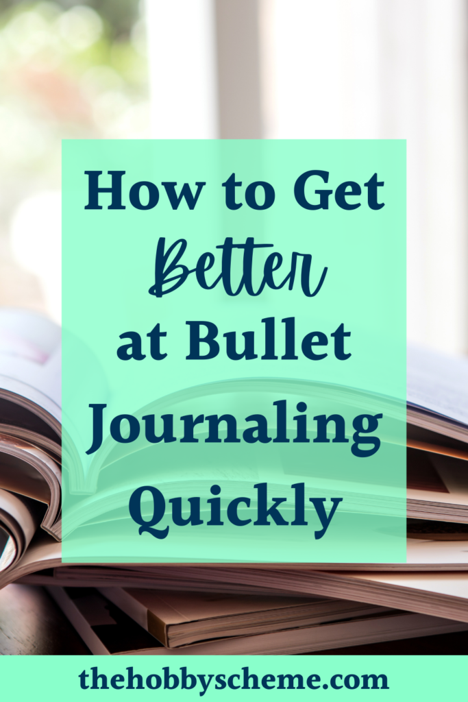 get better at bullet journaling