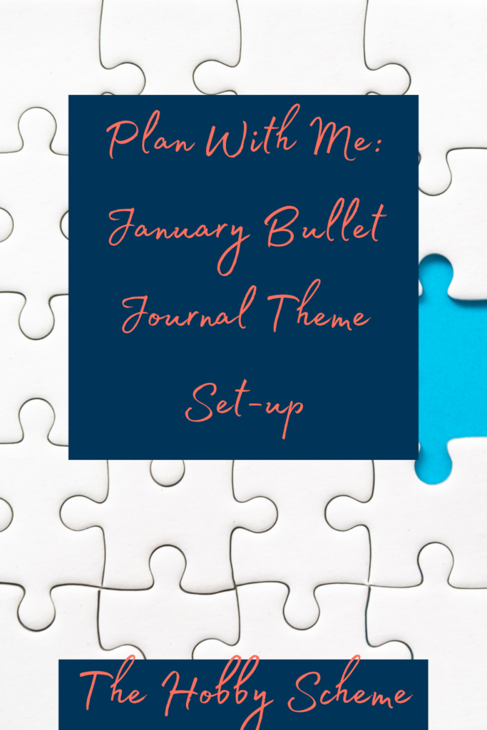 Plan With Me, January 2022 Bullet Journal Setup
