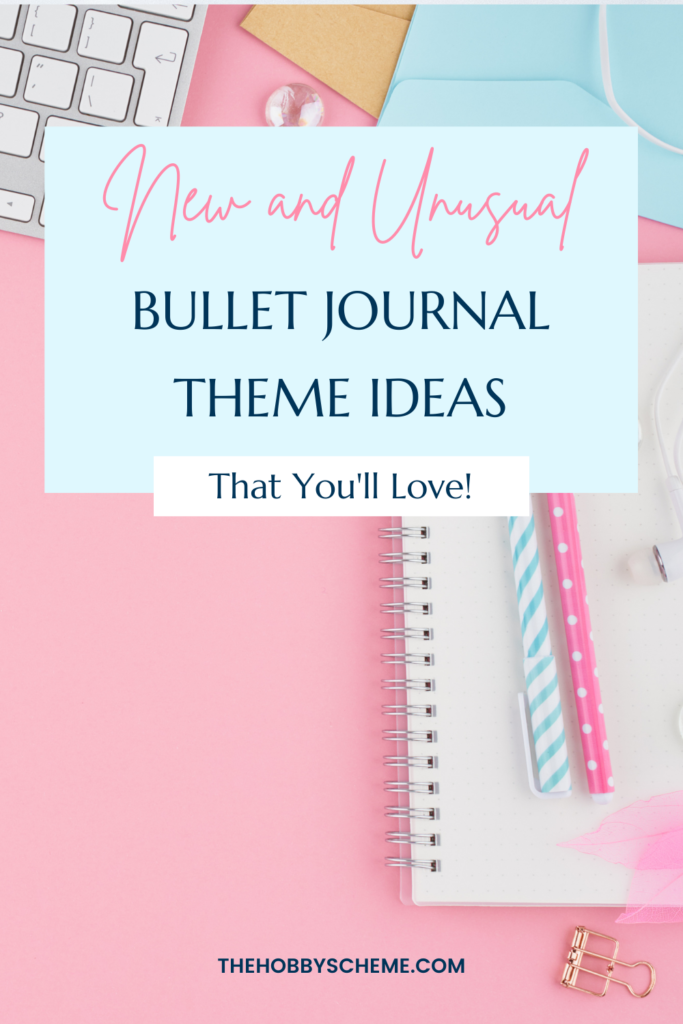 Unusual bullet journal theme ideas