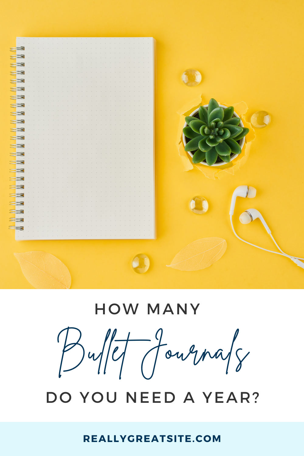 how many bullet journals you need in a year