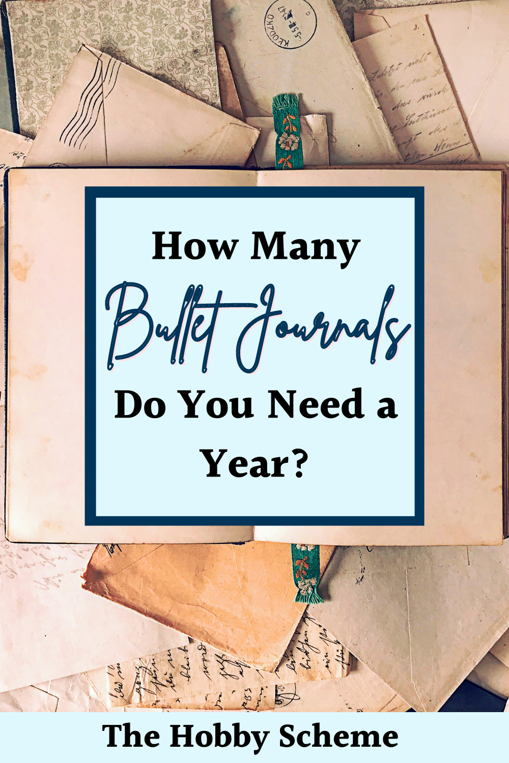 how many bullet journals do you need in a year