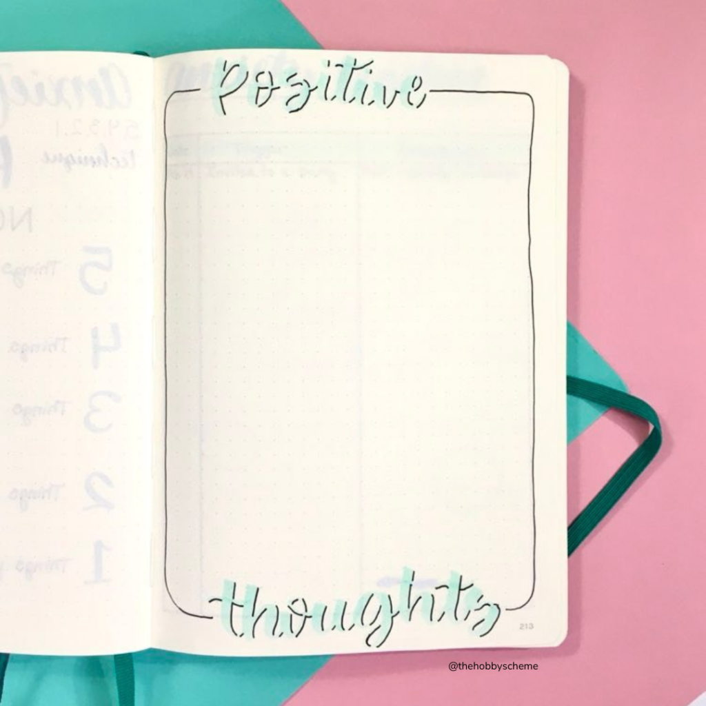 spreads for mental health positive thoughts