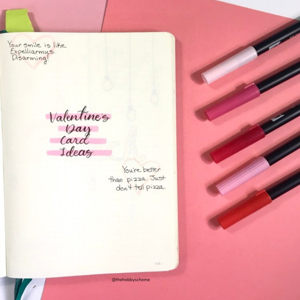 Valentine's Day spreads card ideas