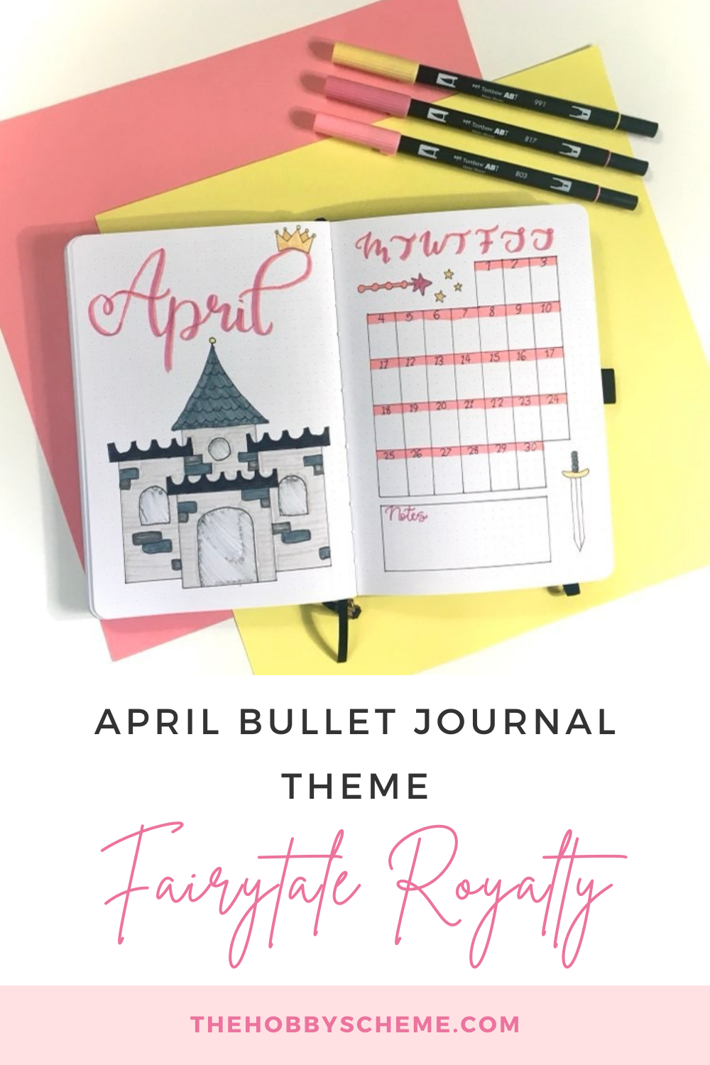 fairytale bullet journal theme
