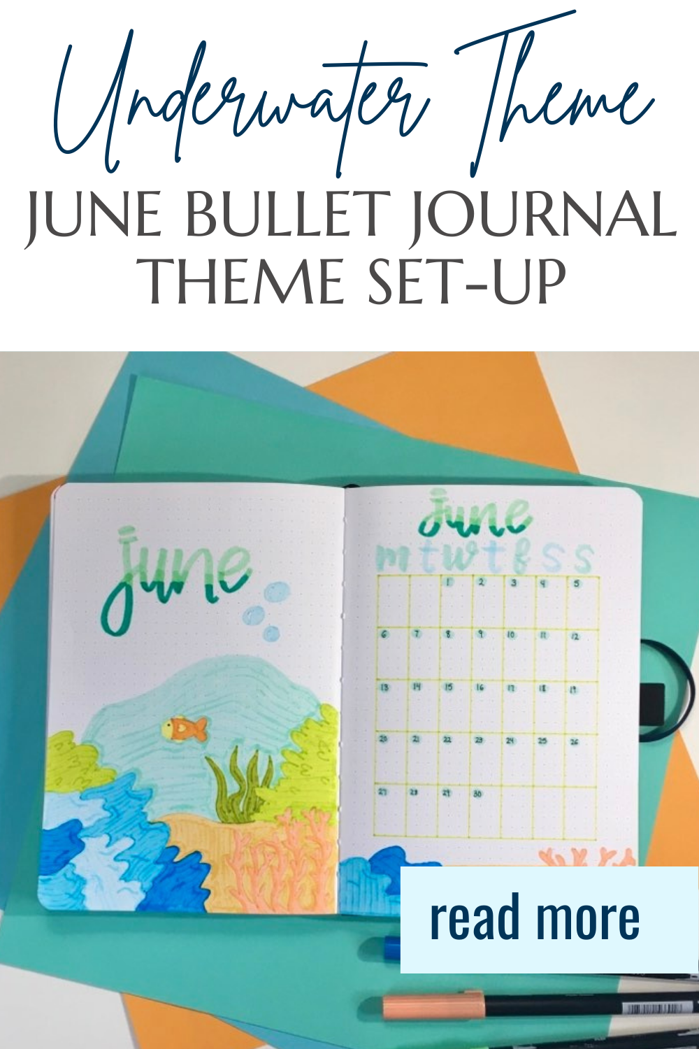 June bullet journal theme